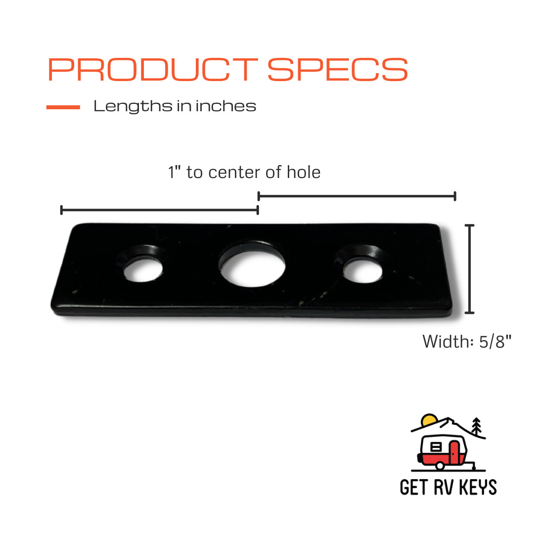 Matte Black Overhead Bunk Bed Latch Lock Pin Holder Trailer RV Camper
