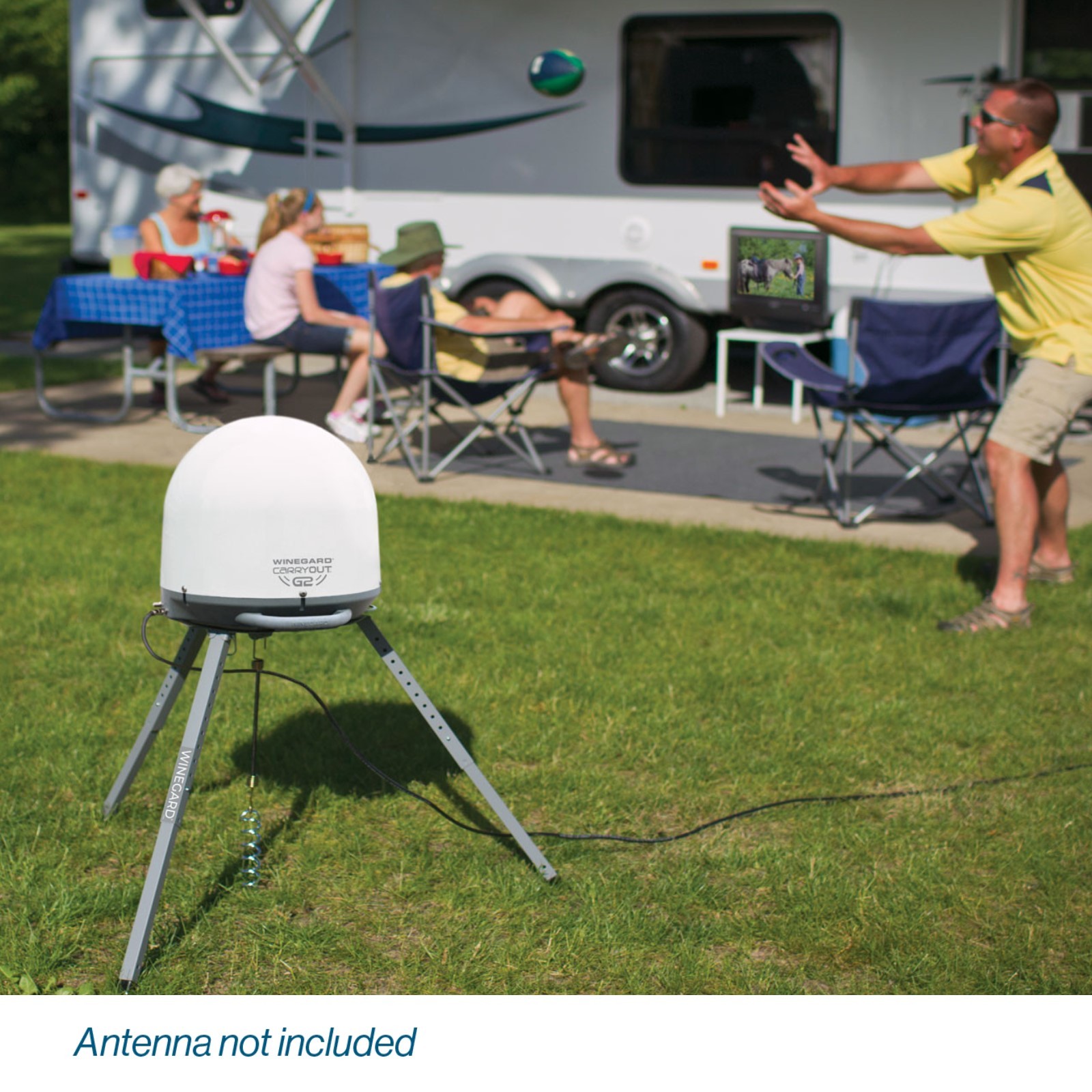 Winegard Portable Satellite Antenna Tripod Mount for Carryout Antennas TR-1518