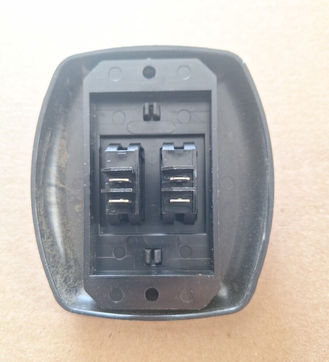 2 GANG ON OFF 12 VOLT BLACK LIGHT SWITCH RV MARINE