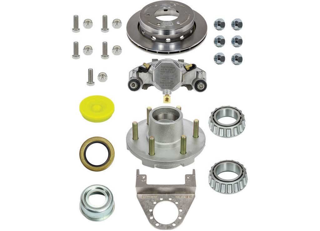 DeeMaxx 1/DBI-6K-MAXX-KIT One Wheel Integral 6,000lb Maxx Coating Disc Brakes
