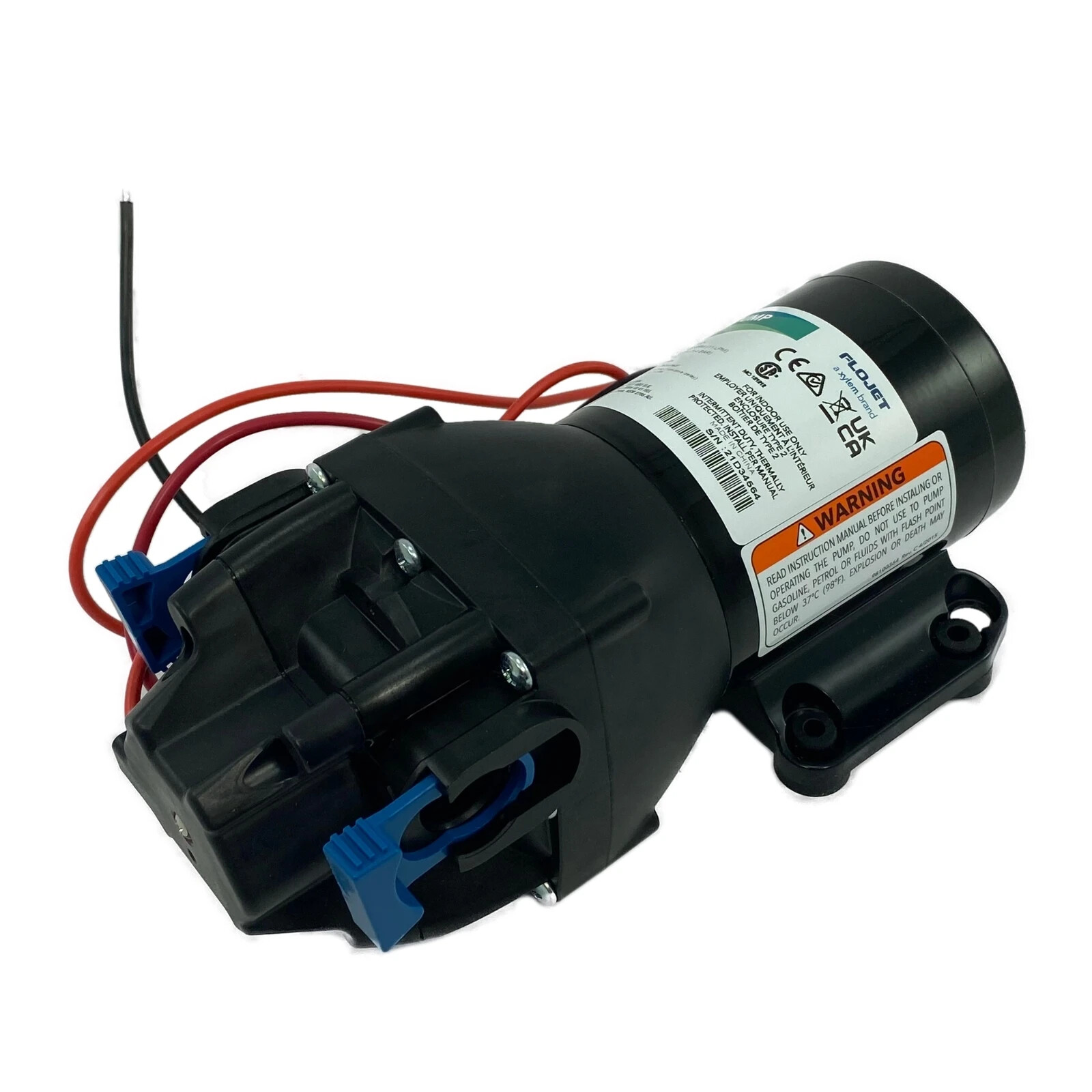 Flojet Q301V-117S-3A 3 GPM HD RV Fresh Water Pump, 12 volt