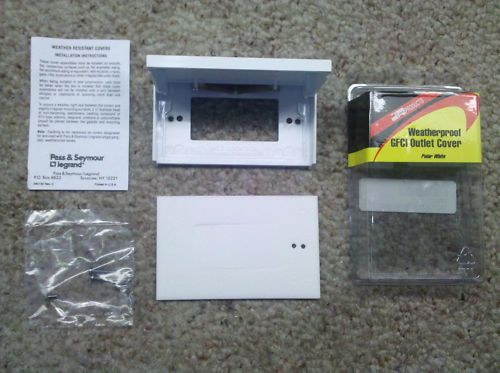 RV/Camper GFCI Exterior Weatherproof Outlet Cover WHITE