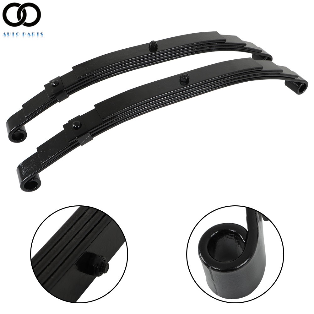 Trailer Leaf Spring 4 Leaf Double Eye 2500 lbs Cap Per For 5000 lbs Axle Set 4