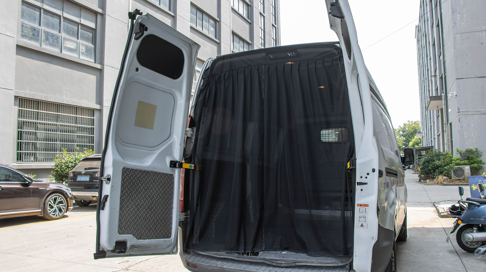 Van Bug Screen for Transit,Sprinter,Promaster Magnetic Mosquito Net Sliding Door