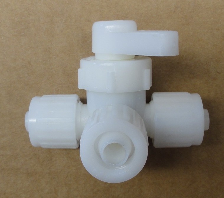 RV Flair-It Water Line 3 Way Valve, all are 3/8″ pex