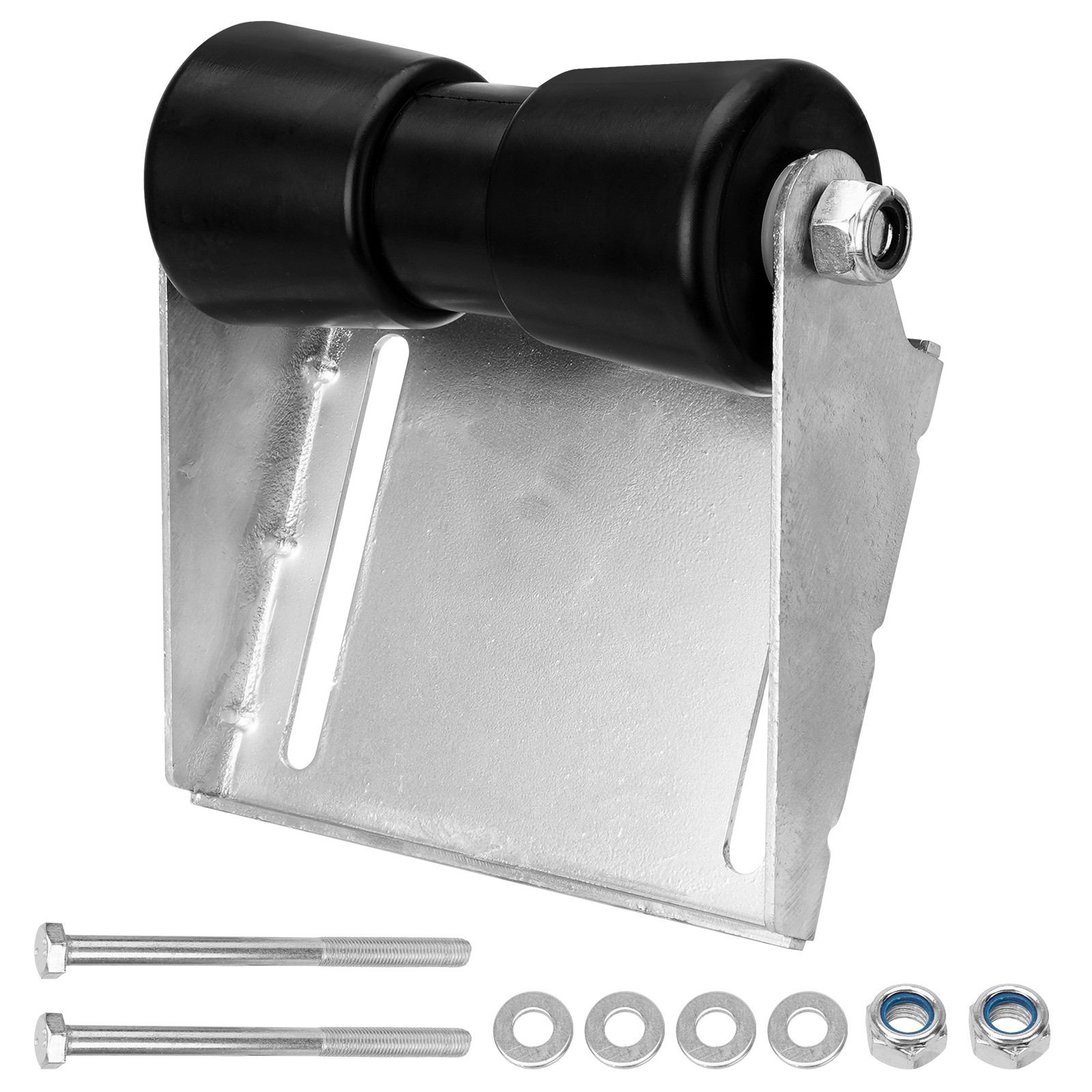 8″ Boat Trailer Keel Roller with Bracket Boat Trailer Roller Galvanized Steel