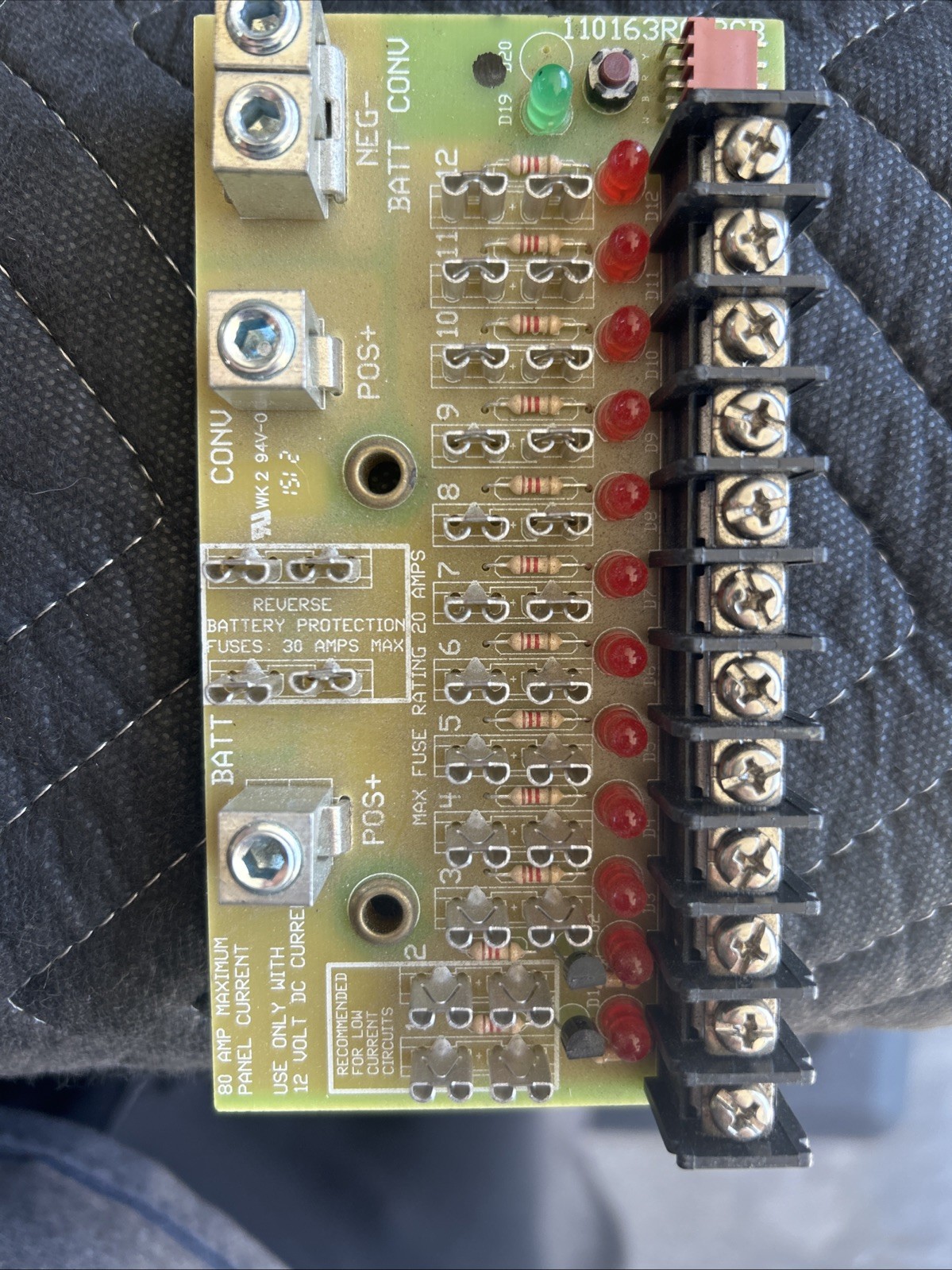 Progressive Dynamics Distribution Panel Fuse Board