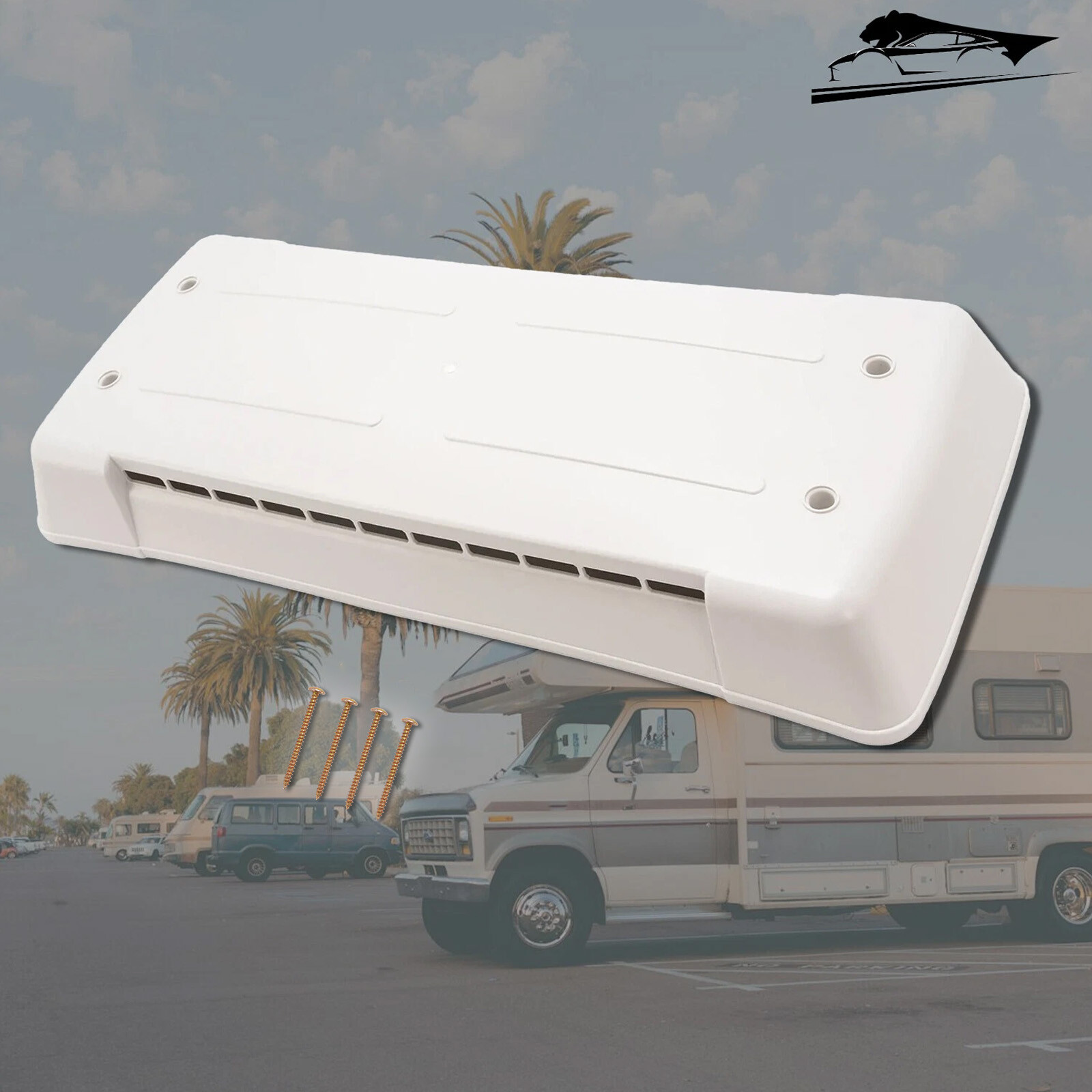 RV Refrigerator Vent Cover Compatible with Dometic Vents Lid Cap Universal 65528