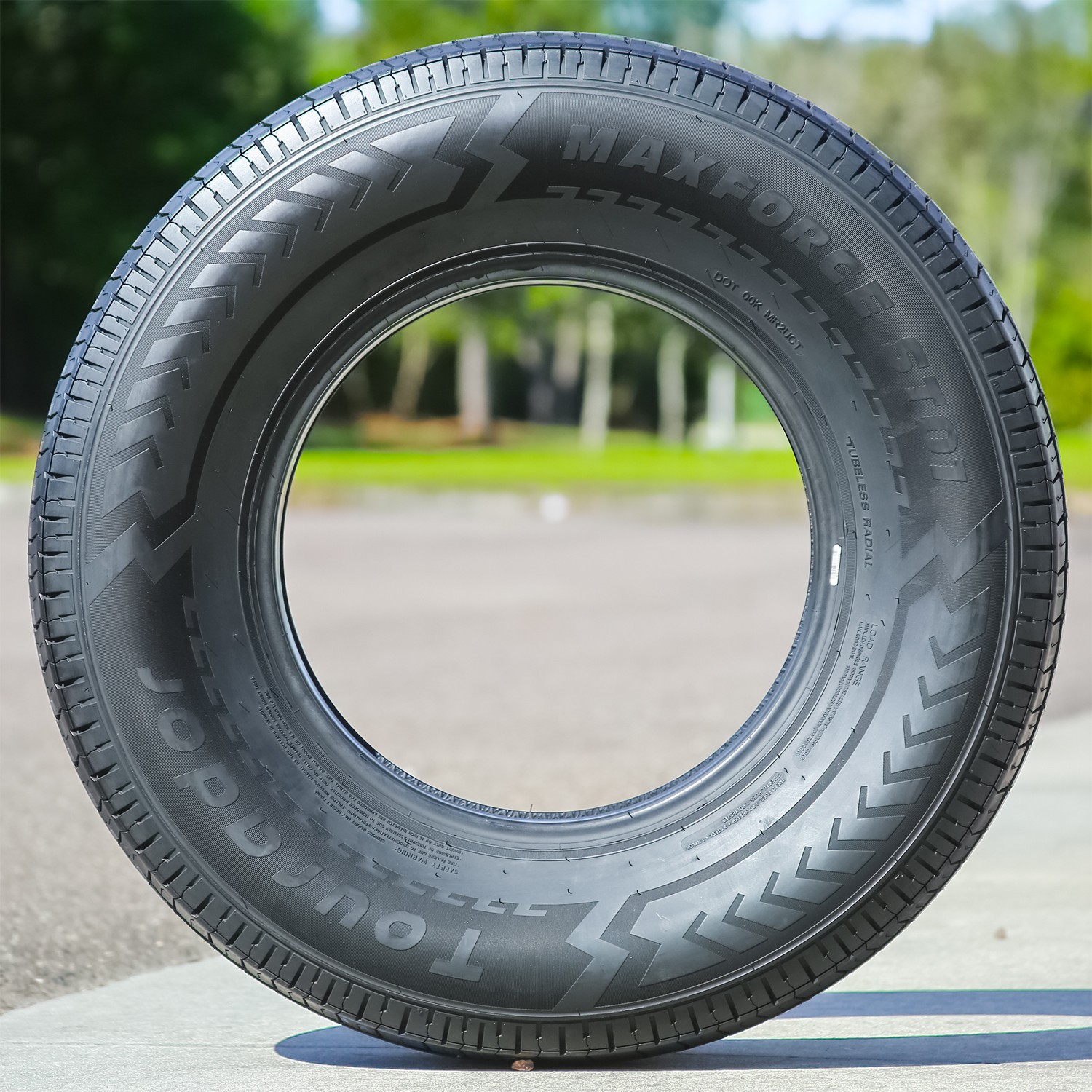 Tire ST 175/80R13 91/87N C 6 Ply Tourador MaxForce ST01 Semi-Steel Trailer