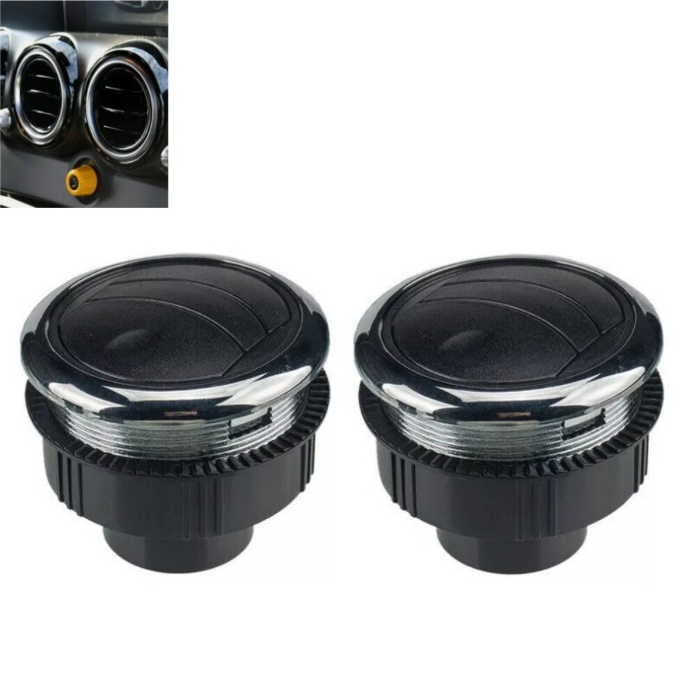 46MM Rotating Vent Air Outlet Round Ceiling for Car RV Bus A/C Air Conditioner