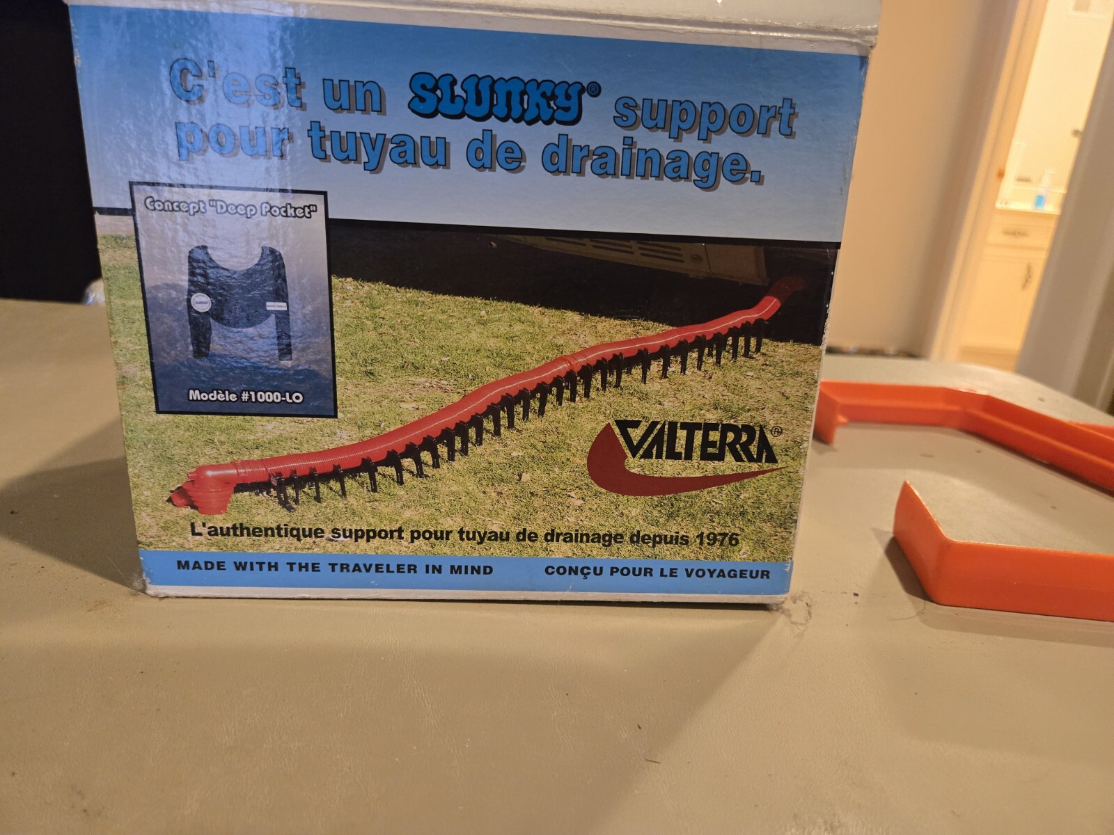 Valterra 1000 Slunky RV/ Camper Sewer Hose Support 10 Foot In Box EUC