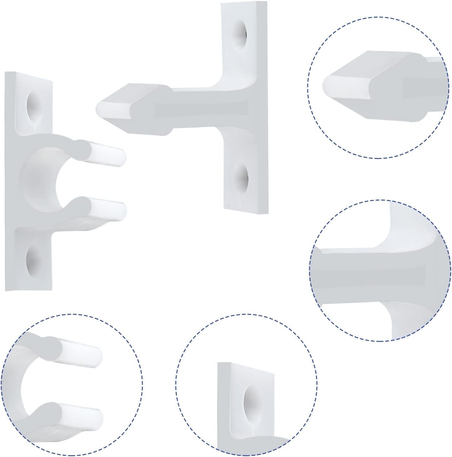 NYLON CARAVAN DOOR RETAINING CATCH FOR CARAVAN OR MOTORHOME