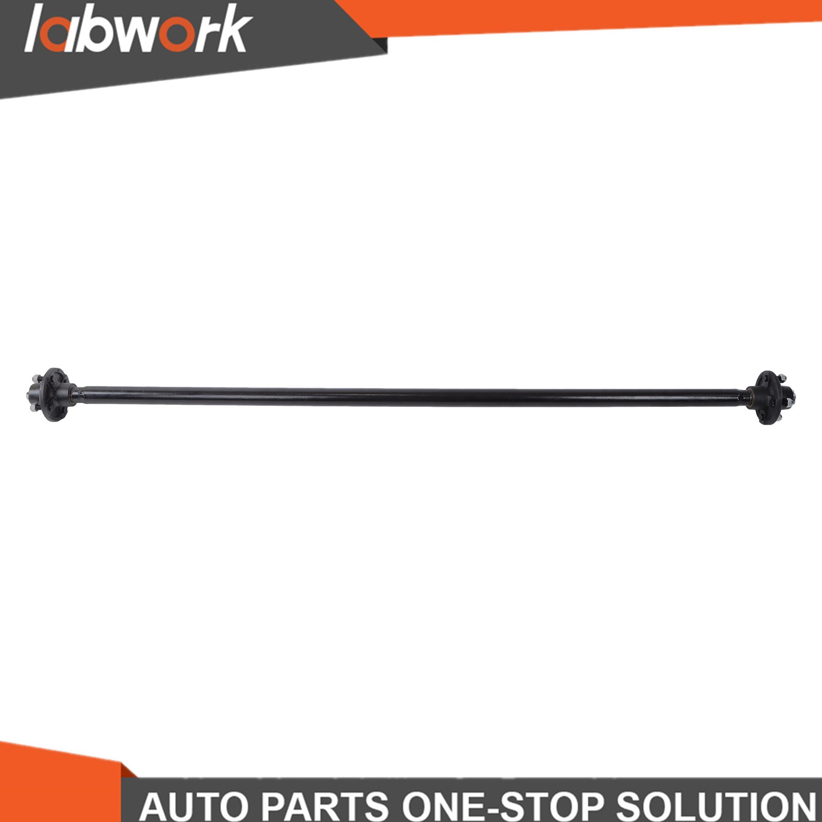 Labwork 2000lbs Trailer Axle 4 lug-4″ 72″ Hub Face for all light trailers