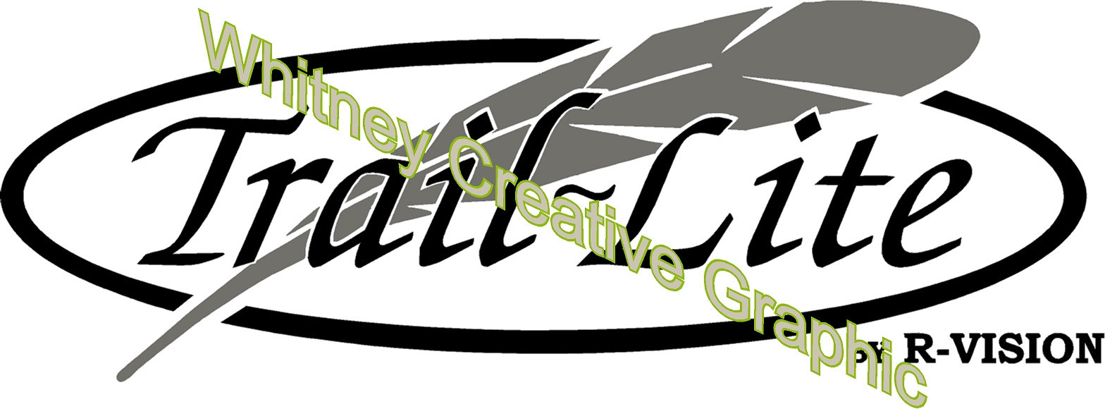 Trail Lite By R-Vision RV decal Graphic Made Fresh Not Old Stock