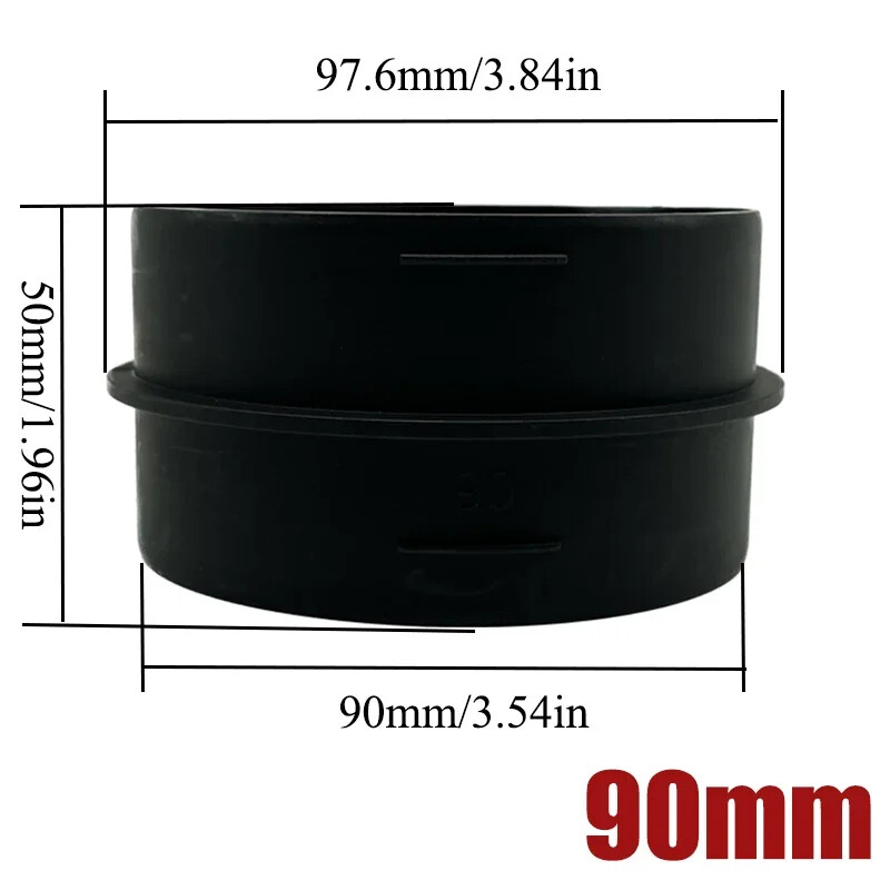 42 60 75 90mm Air Diesel Heater Duct Hose Pipe Air Vent Reducer Connector Joiner