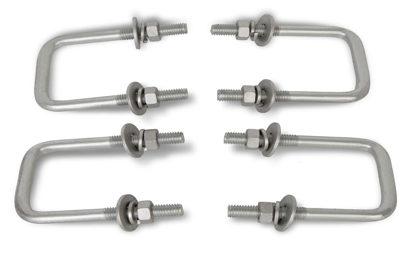4 Boat Trailer U-Bolts Hot Dipped Galvanized Sq. U -bolt 1/2″x 2 1/8 “x 5 3/4”