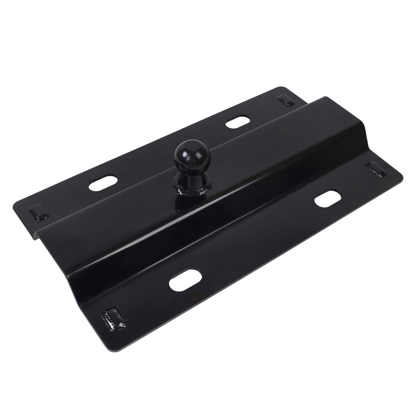 New 30,000lb Gooseneck Ball Plate All Standard 5th Wheel Rails Adapter Hitch