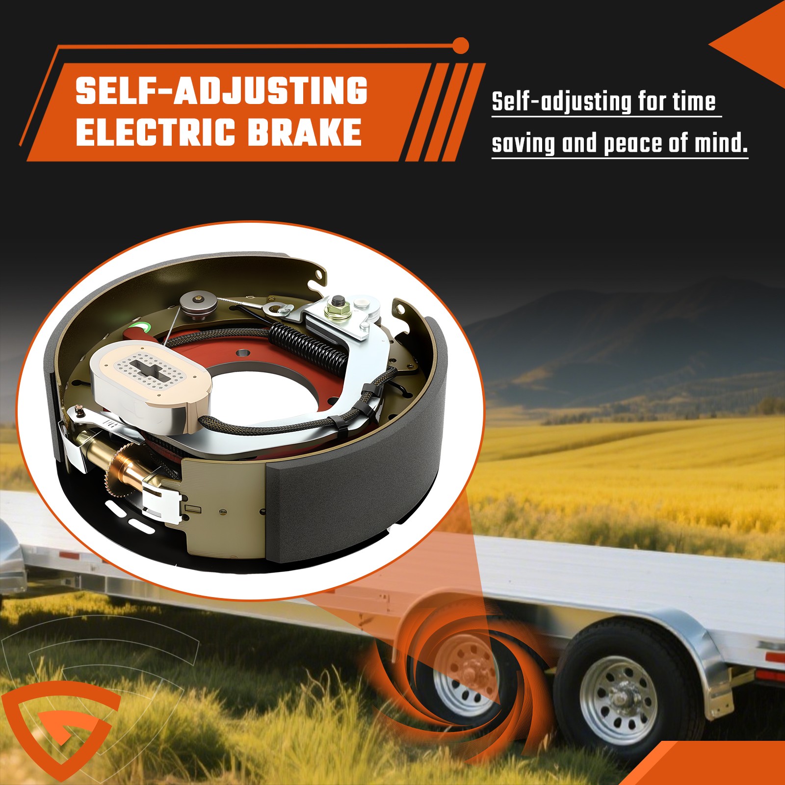 electric brake pair brake for dexter axle brake assembly left right