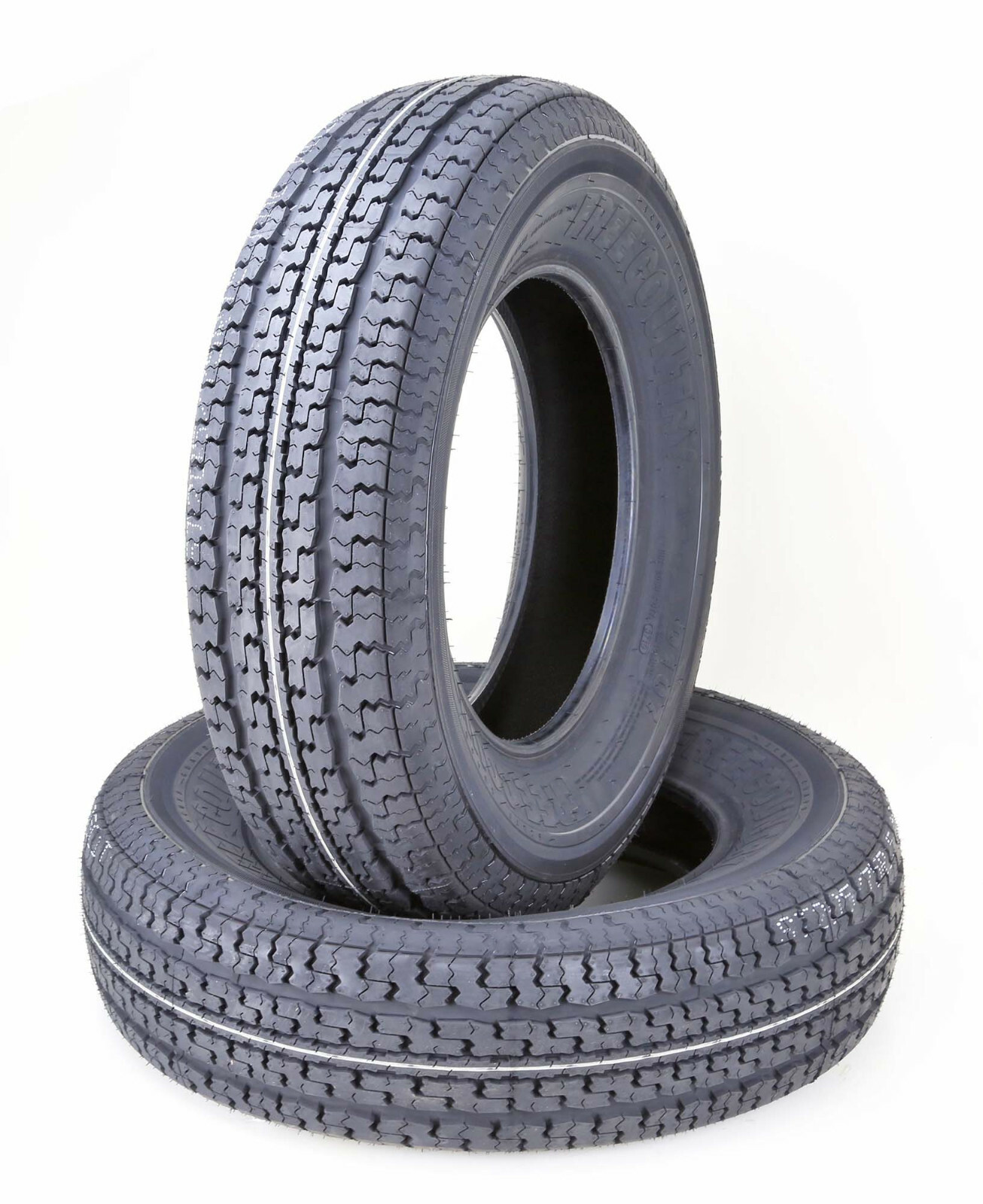 2 Free Country Trailer Tires ST215/75R14 8 Ply Load Range D 108M w/Scuff Guard