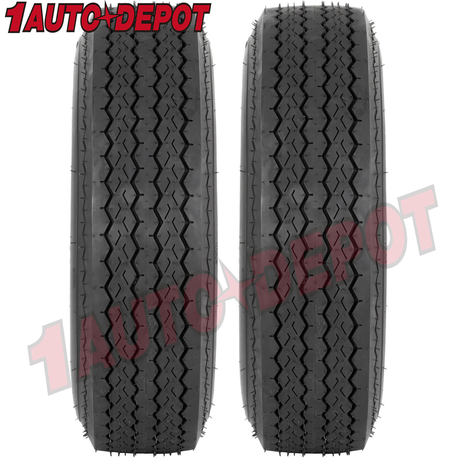WEIZE 5.70-8 Highway Boat Utility Trailer Tire 5.7-8 Load Range C LRC 6PR 2-Pack