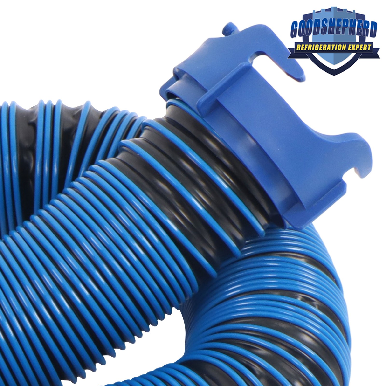 10 FT Camper RV Trailer Sewer Hose Kit&4-in-1 Adapter&Clear Elbow&Cap TPE/PVC