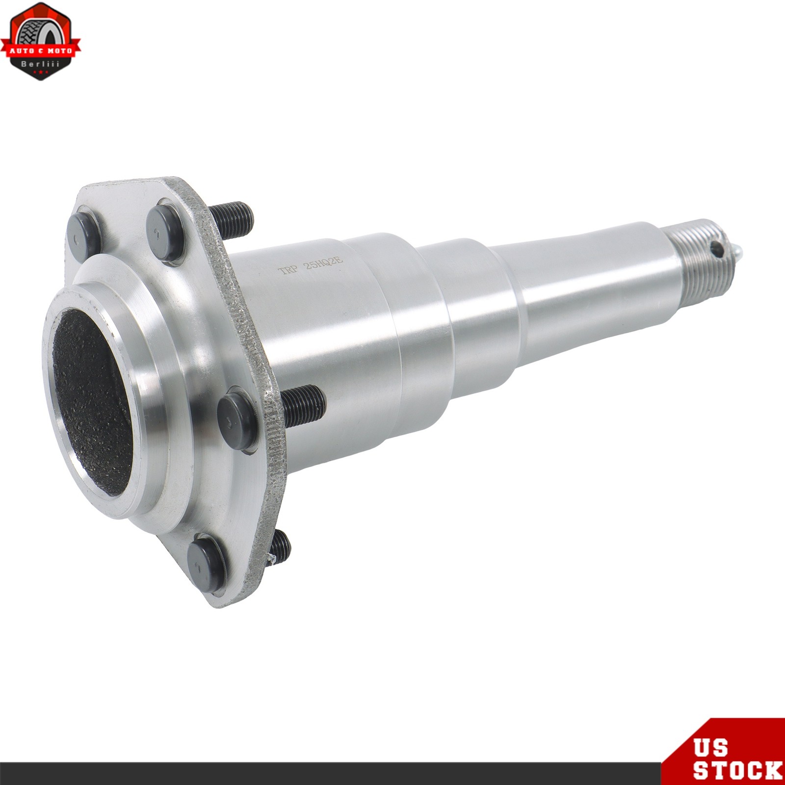 For 7000 lb Trailer Axles – 2 1/4″ Diameter #42 Weld-On Spindles W/ Flange (1/2)