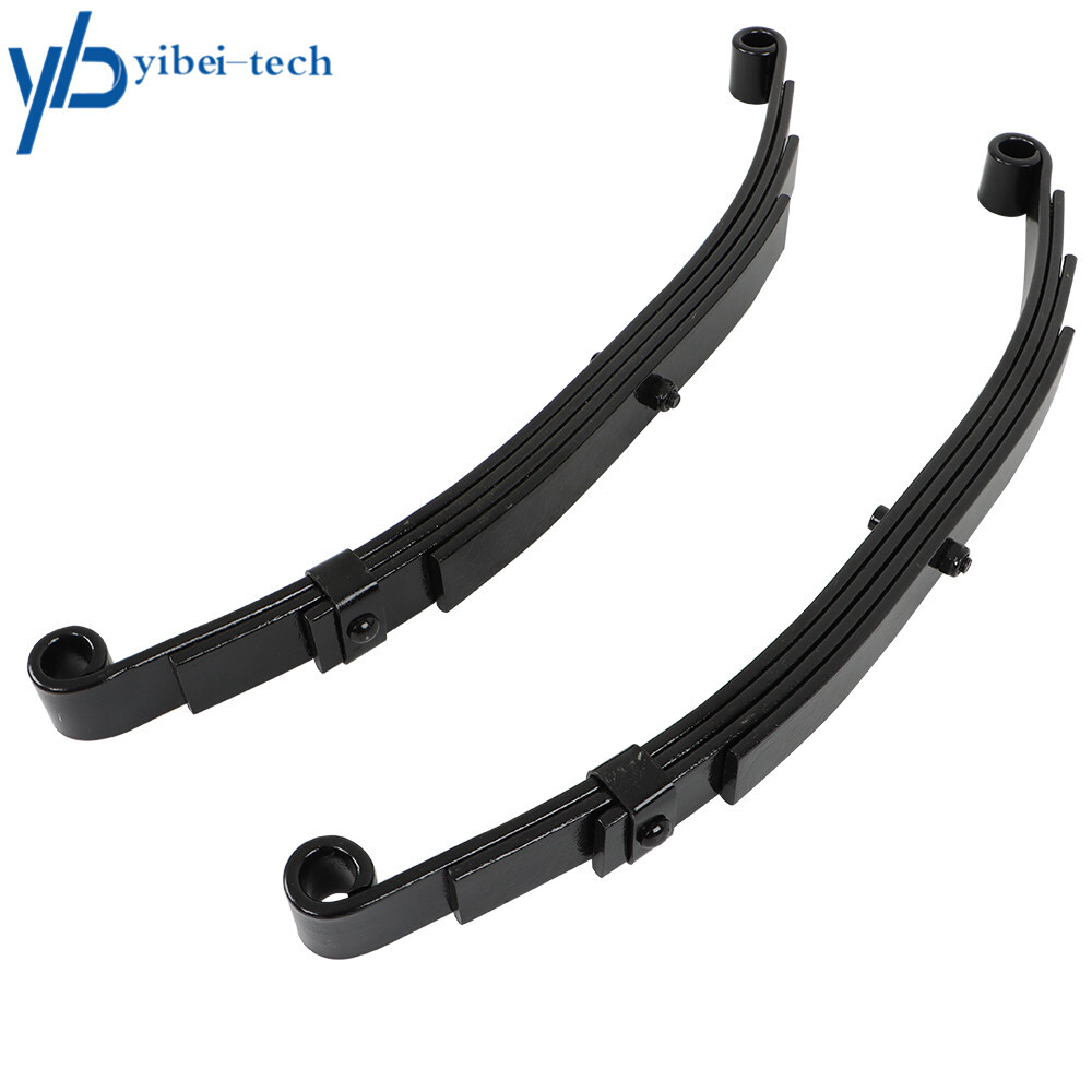 Set 4 Trailer Leaf Spring 4 Leaf Double Eye 2500 lbs Cap Per For 5000 lbs Axle