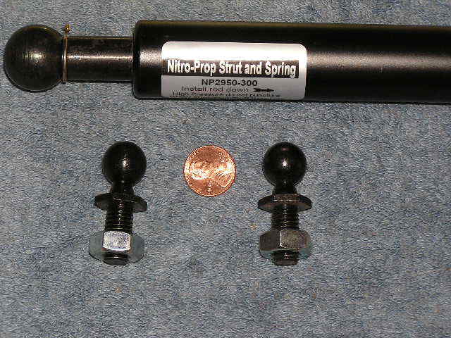 29.5in 300lb Nitro Prop CUSTOM Super Duty Strut Shock Spring Tilt Trailer Kit