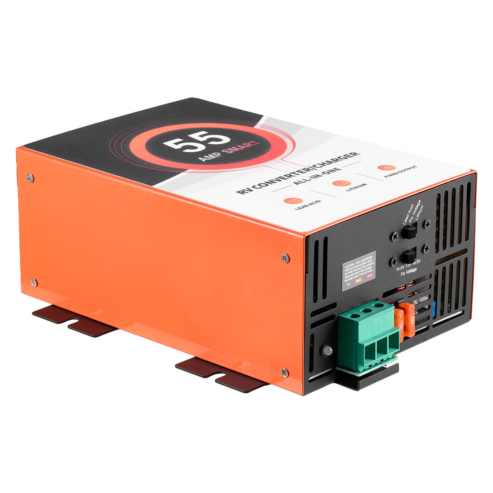 Uimoso 55 Amp RV Converter 110V AC to 12V RV Power Converter Battery Charger