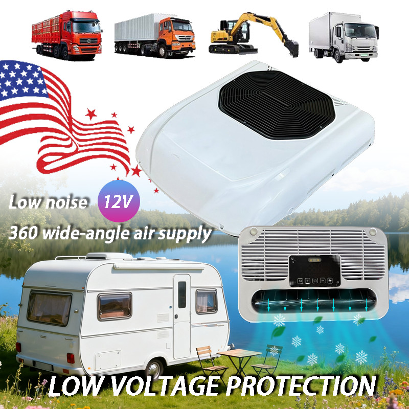 Rooftop RV Air Conditioner For Motorhome Camper Trailer 12V Parking A/C Unit
