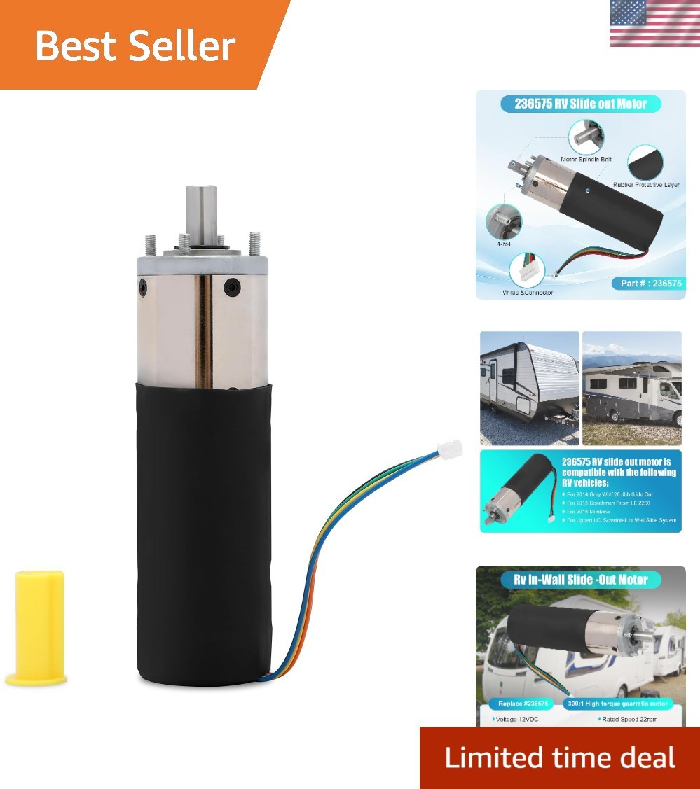 Easy Install IG-42 10mm Slide-Out Motor – 300:1 for Travel Trailers & Campers