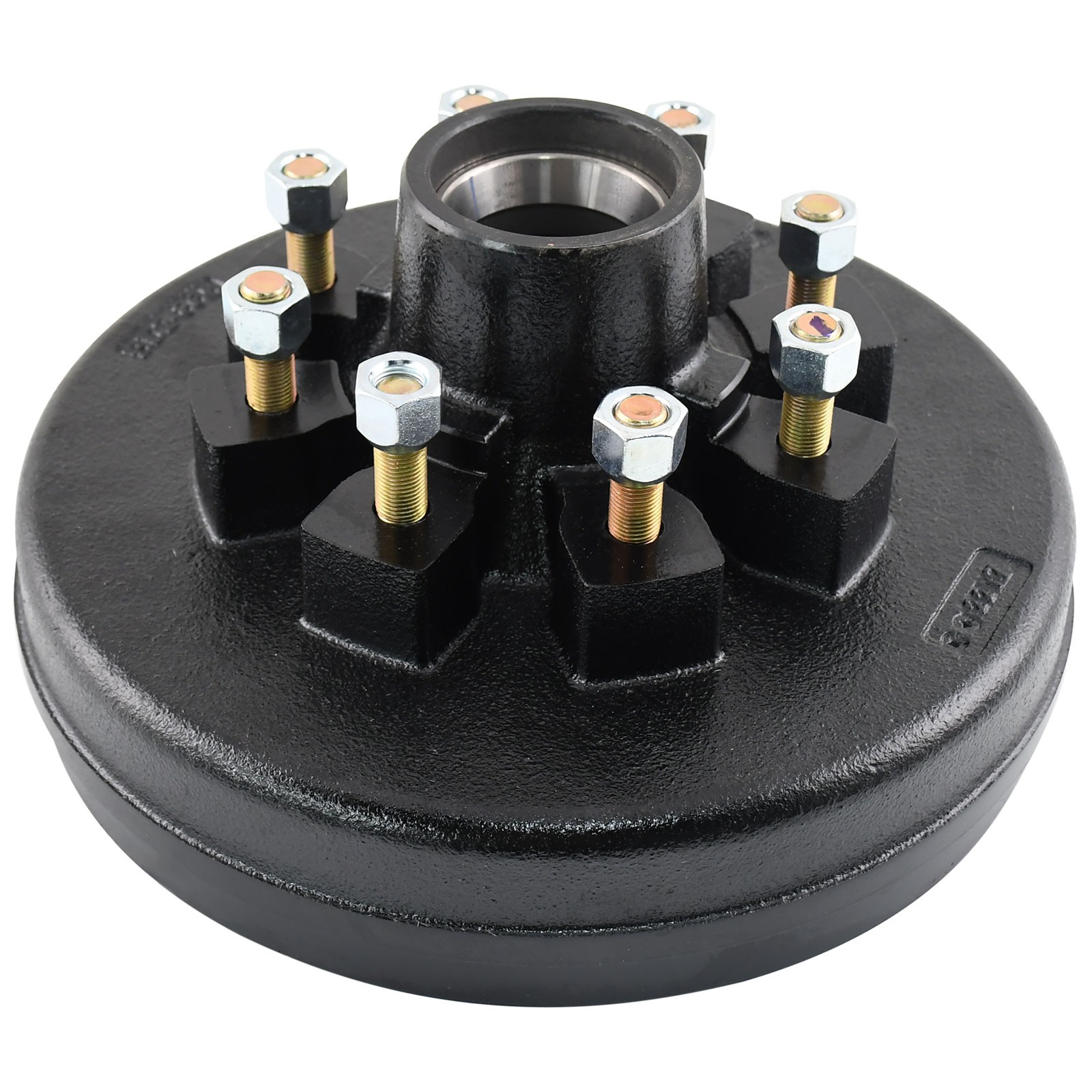 8Lug 8 on 6.5 Trailer Hub Drum Kit w/12×2″ Electric Brakes for 7000 Trailer Axle