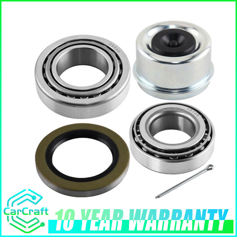 For 5200-6k lb Trailer Wheel Bearing Kit 25580/25520 & 15123/15245 w/ Seals