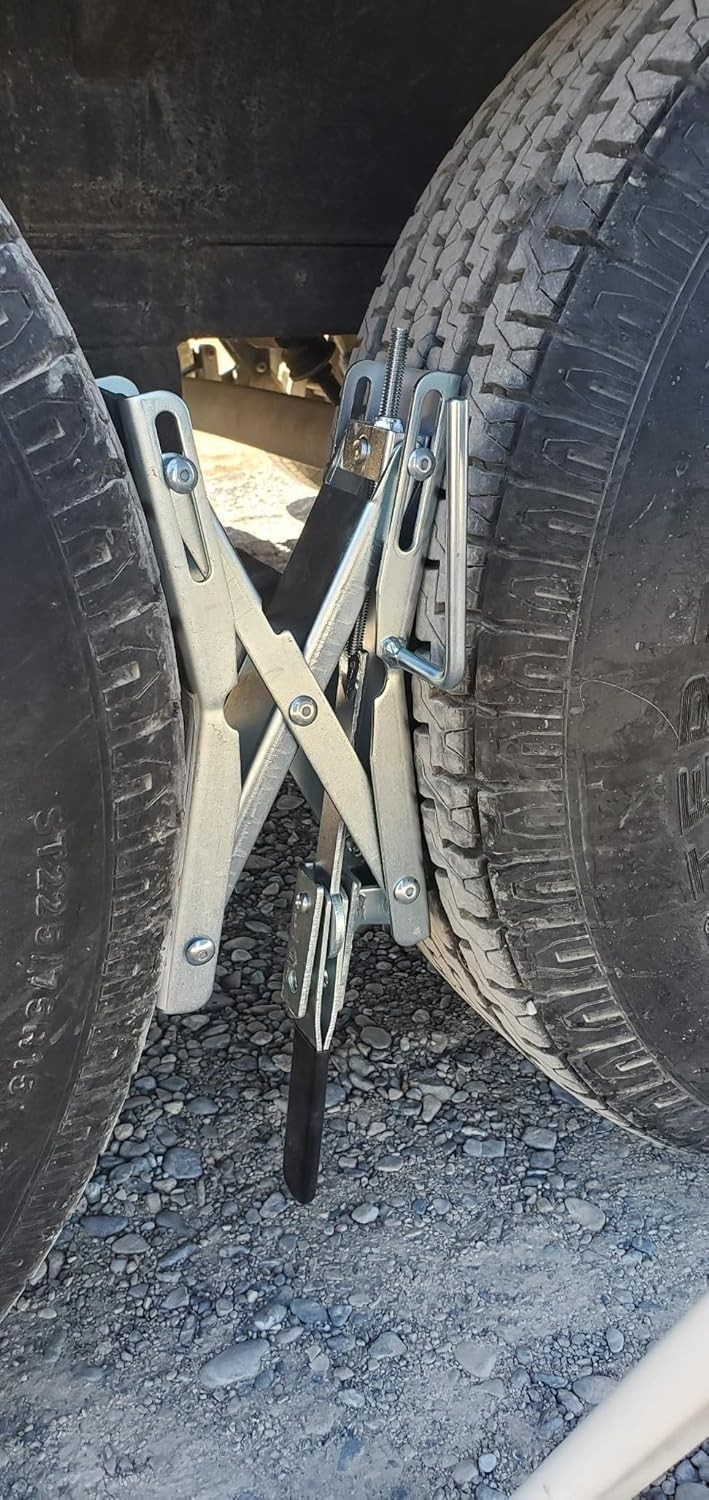 Tandem Wheel Chock Lock Set – Universal Fit with Anti-Theft Security