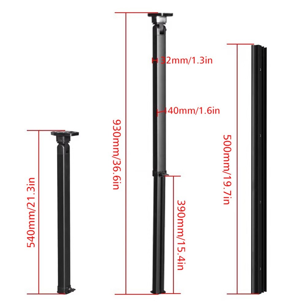 Telescoping Folding Legs Adjustable Height for RV Tables 21 to 36 Inch Range