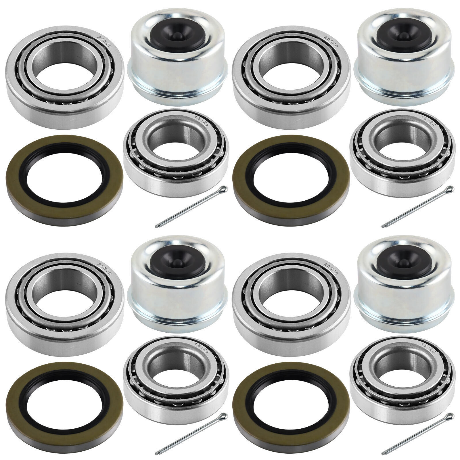 15123 x 25580 1 1/4 x 1 3/4″ 6 LUG 5200-6000lb Trailer Wheel Bearing H07 PA