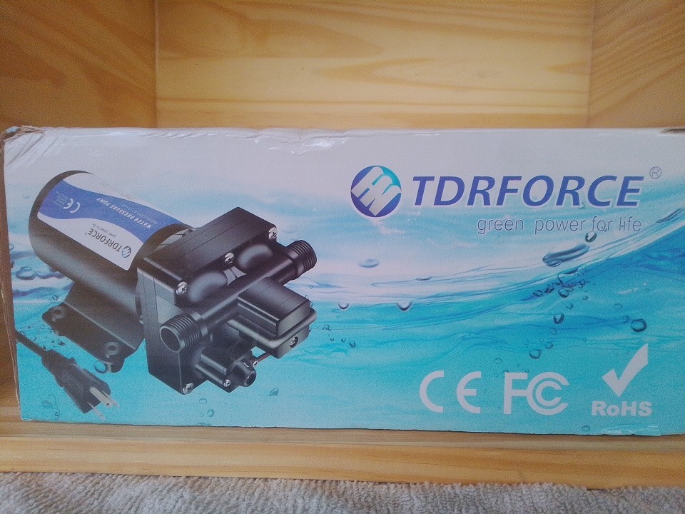 TDRFORCE RV Pump Pressure Booster Pump 115V 75 PSI 5.5GMP for RV Garden Yacht
