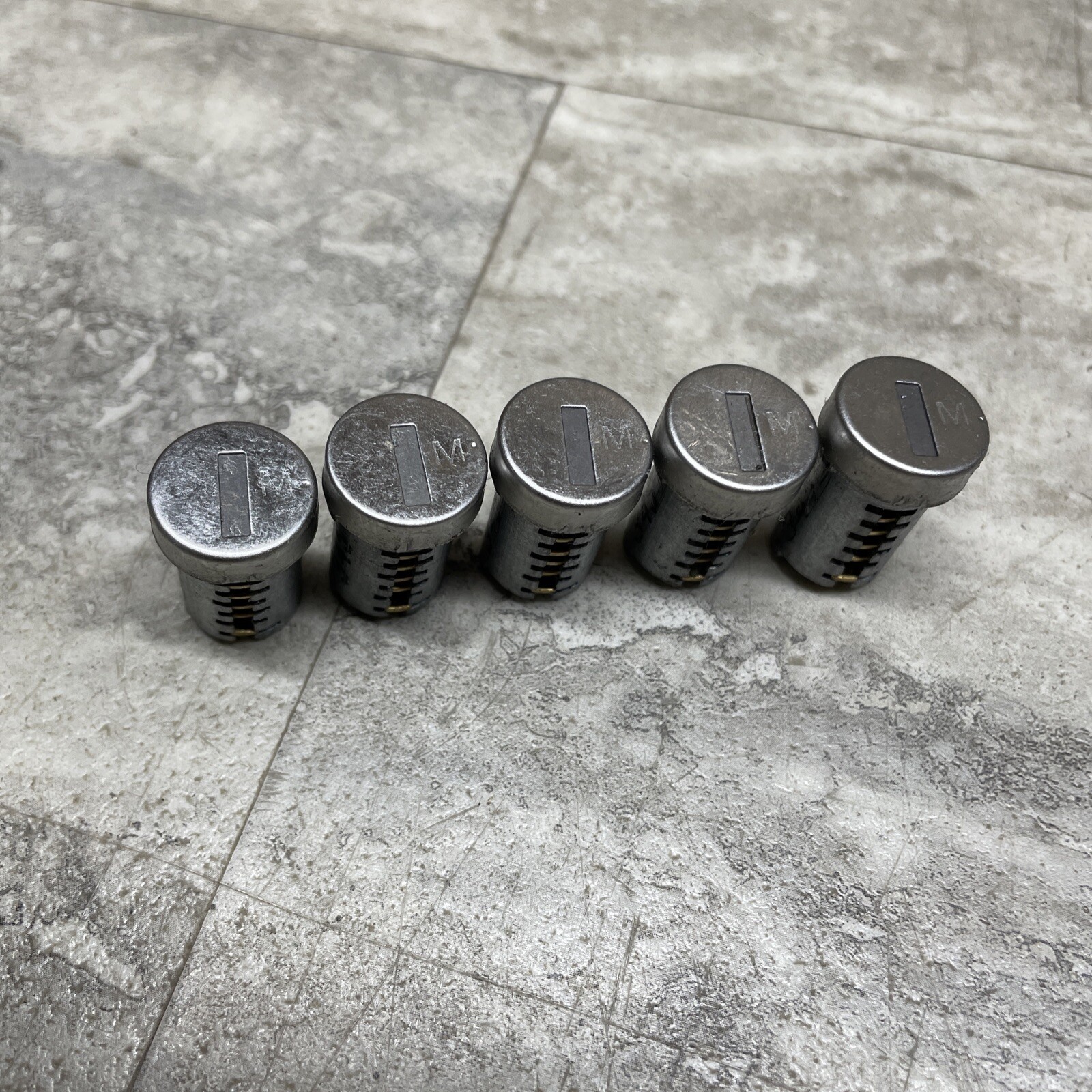 Set Of 5 OEM Global Link 345 Lock Cylinder For RV / Trailer / Camper, New