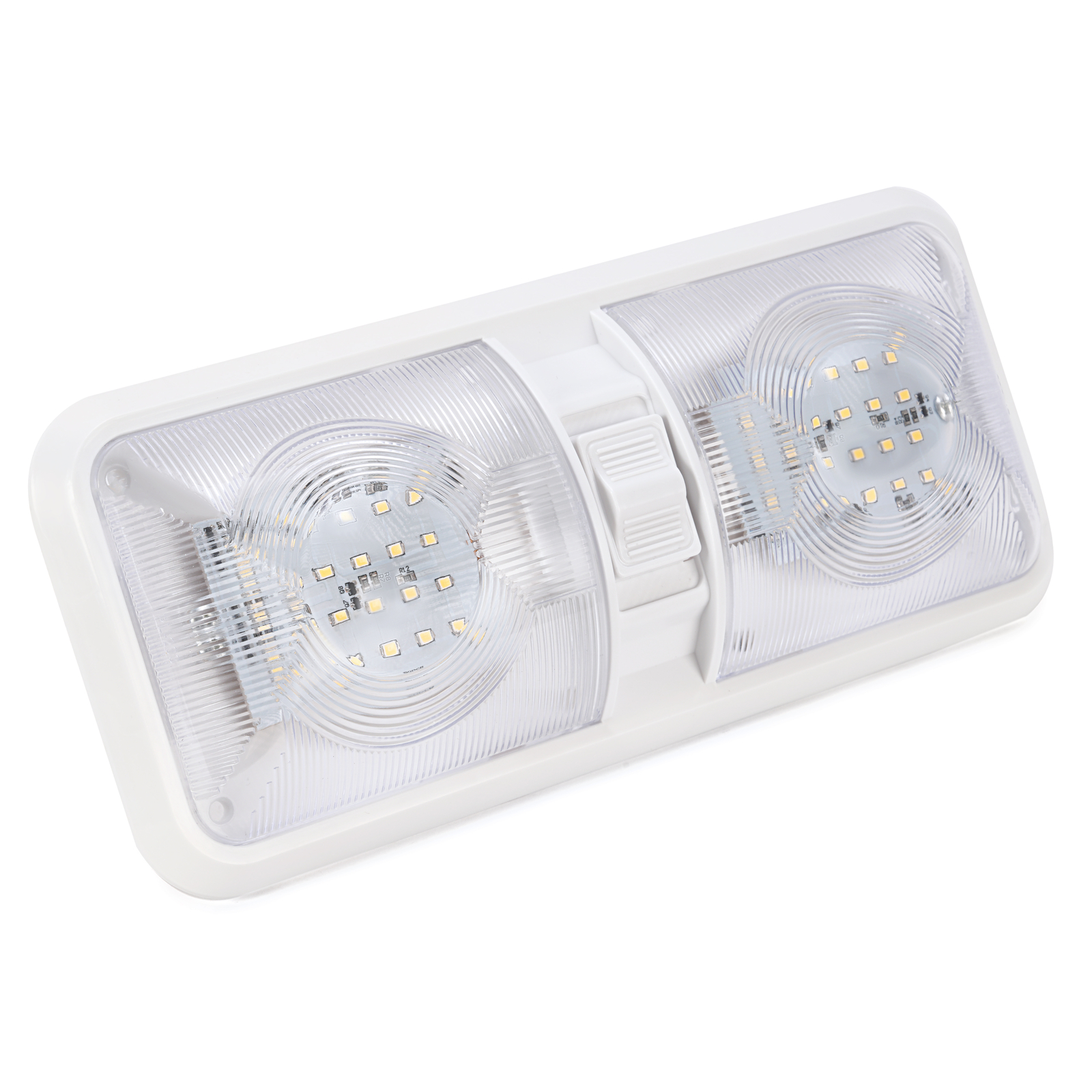 For RV Boat Camper Trailer Double Dome Light 5PCS 12V Interior LED Ceiling Light