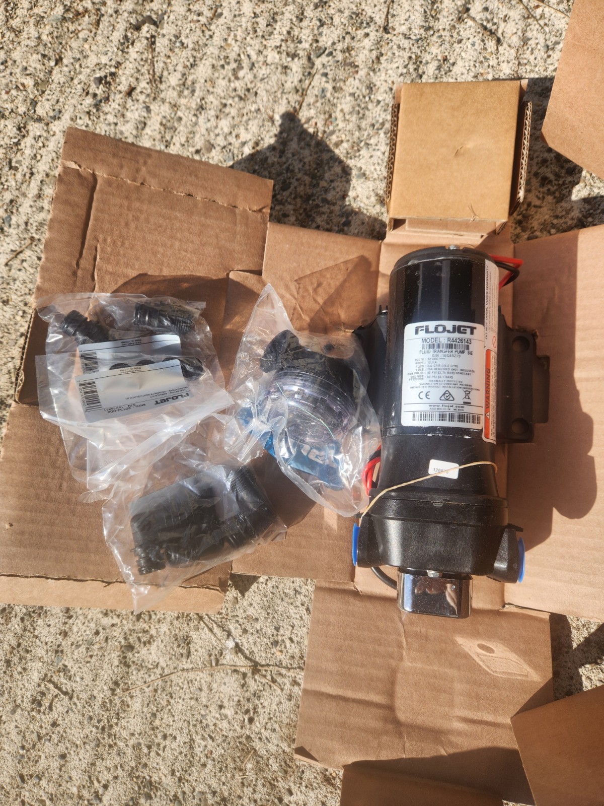 Flojet Vflo 5.0 Rv Water Pump