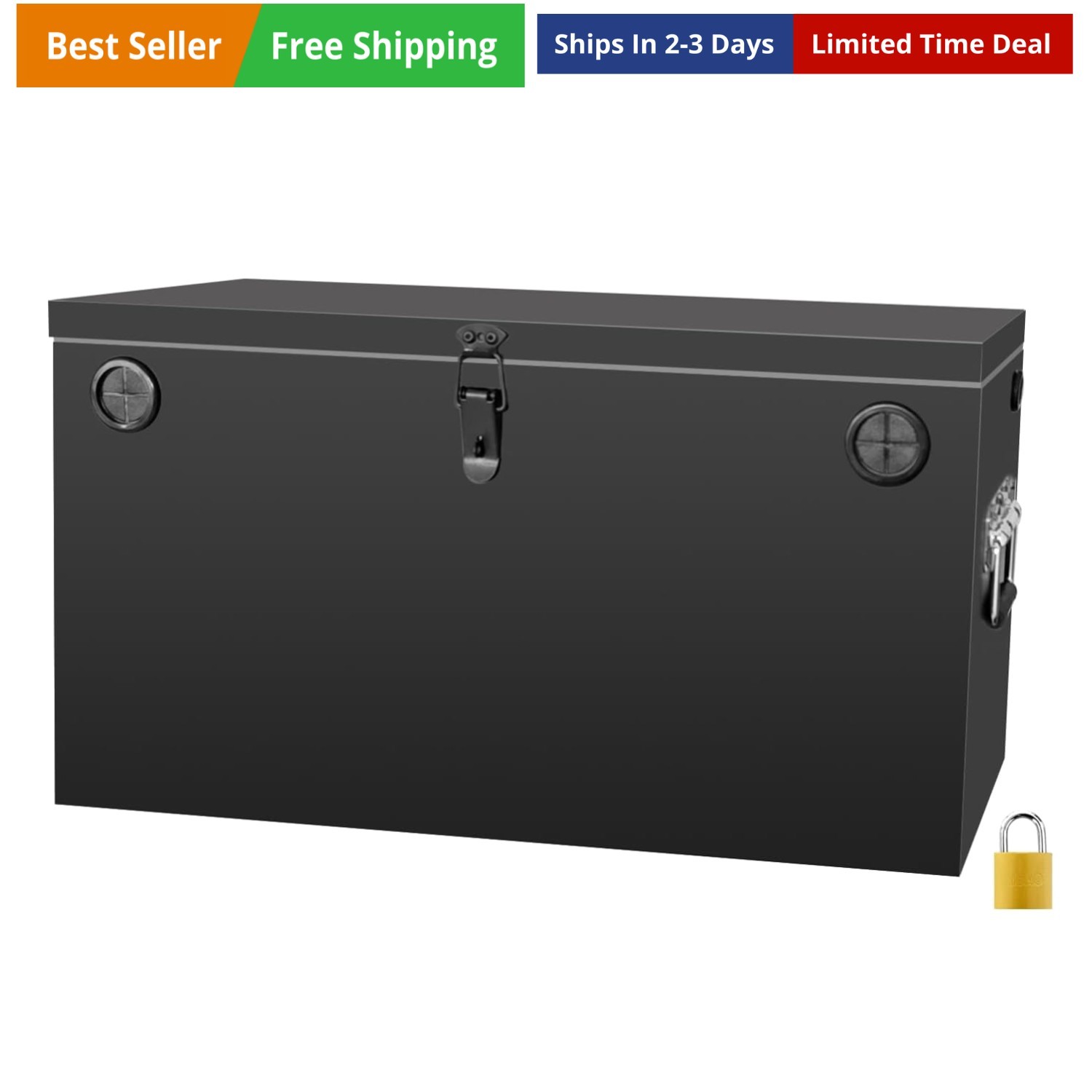 Trailer RV Marine Battery Box – 12V Waterproof Steel Dual Battery Relocation …