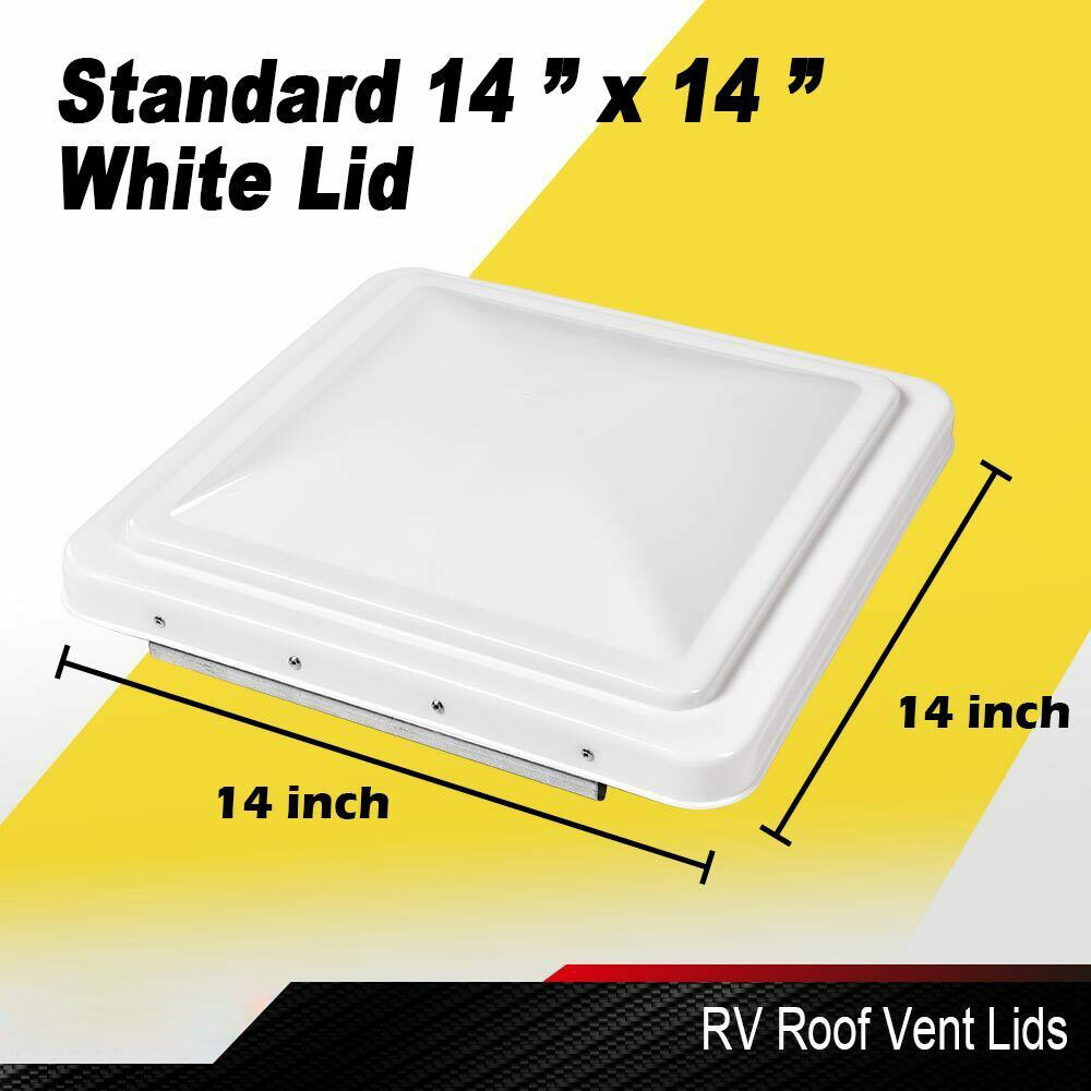 3 Pack White 14″ x 14″ Replacement Roof Vent Cover Camper RV Trailer Ventline US
