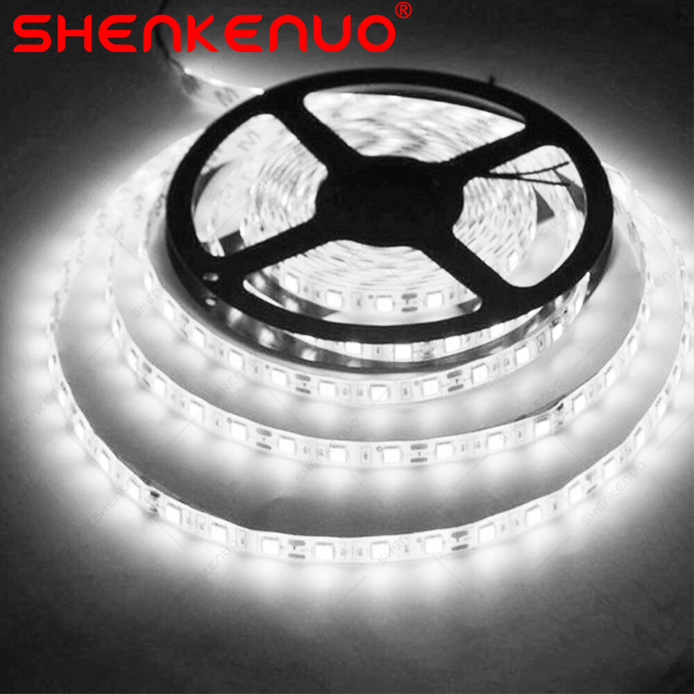Tira 5M Luces LED 12V Blanco16.4ft tiras Luz Para decoracion habitacion Cuarto