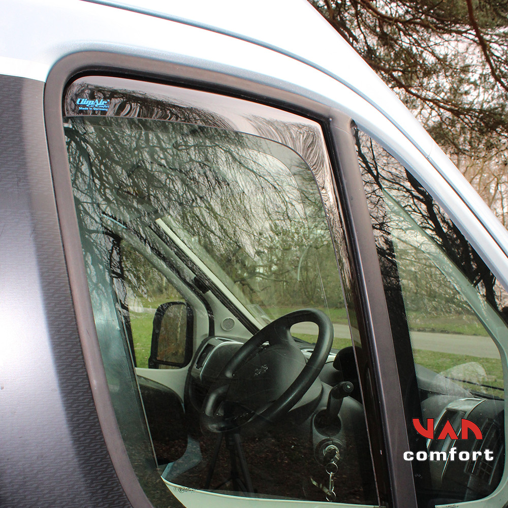 Wind Deflectors Climair FIAT DUCATO P.BOXER 2006 to CURRENT Removable VC12FI0401