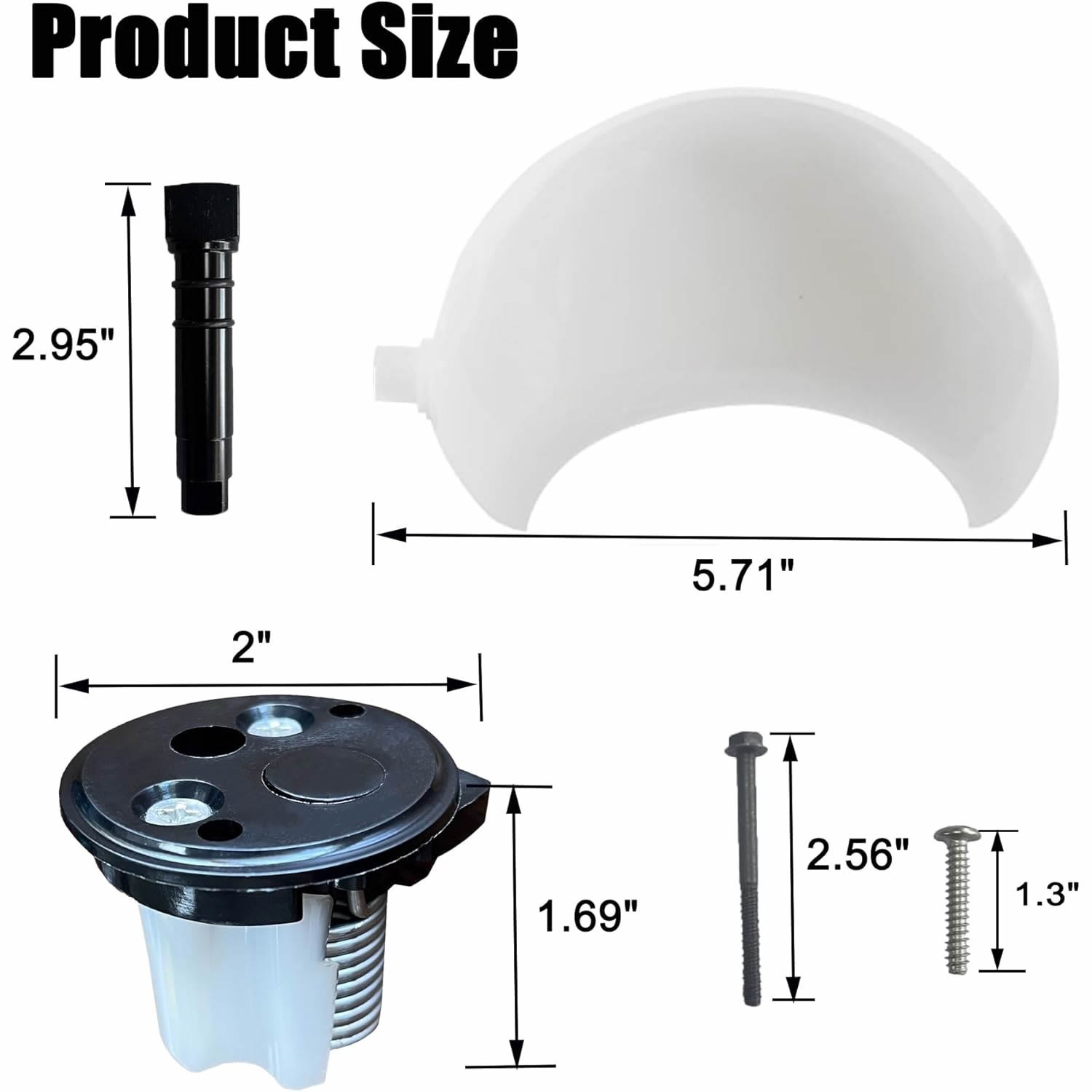 Replace For DOMETIC 385310681 Ball and Shaft Kit for 510 Plus 510H Series Toilet