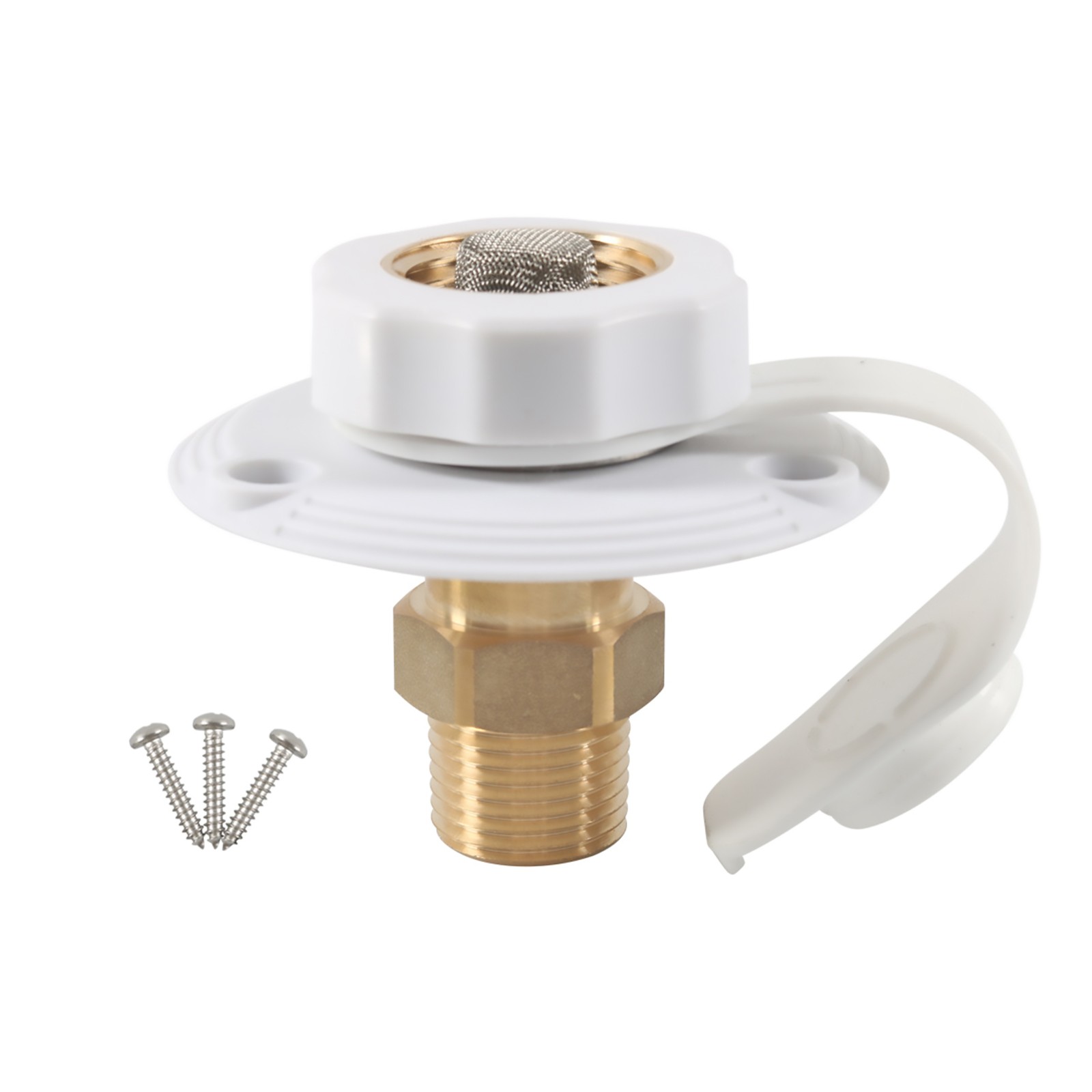 Water Inlet Valve Hatch Gravity Fresh Water Fill For Car RV Camper Trailer 2.8″