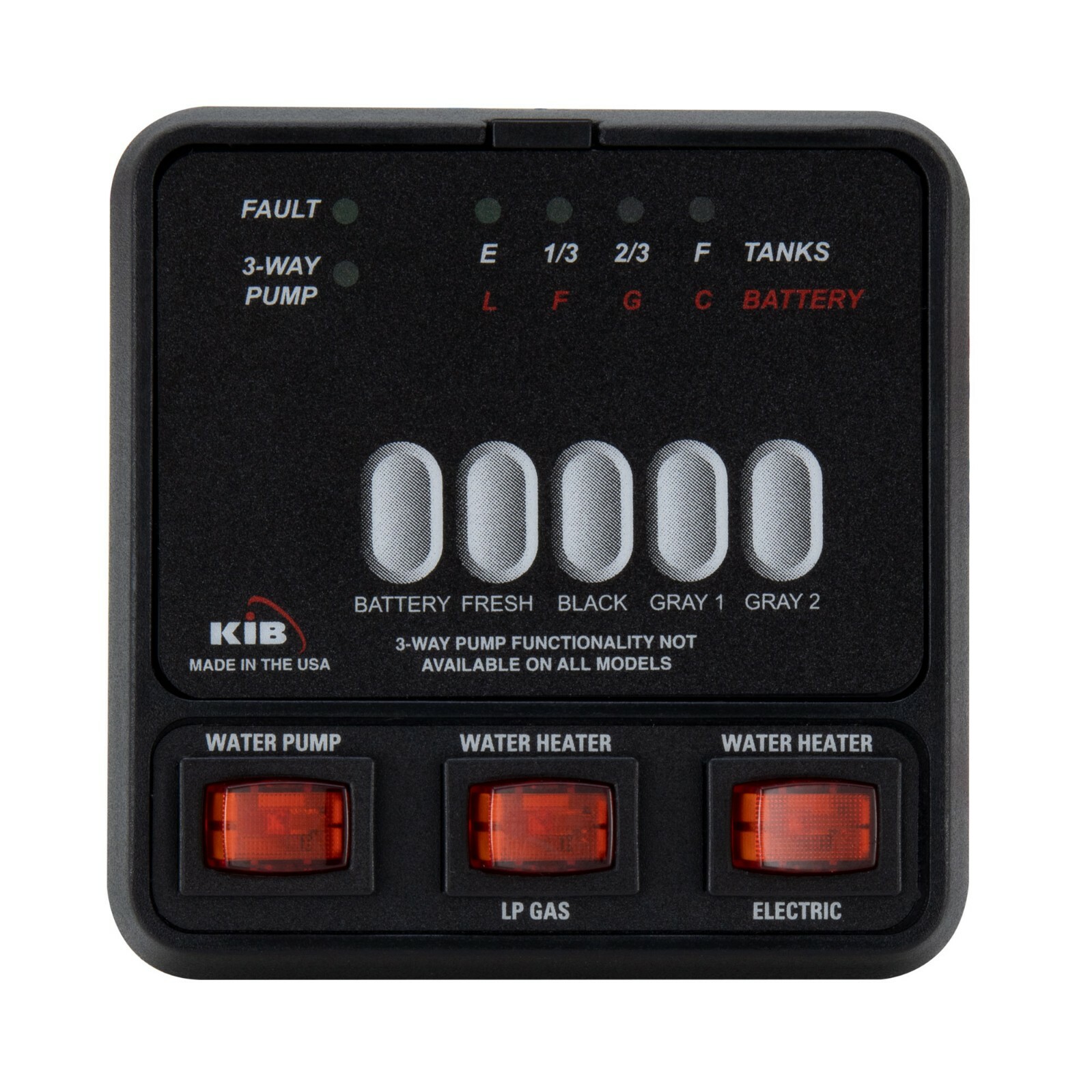 RV Tank Sensor Monitor Panel M25 Kib Replacement Panel Only Level Sensor