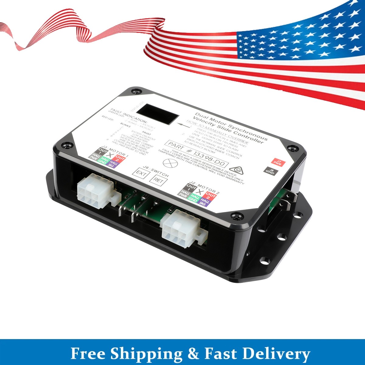 13398-D0 Dual Motor Slide Controller RV Accessories Geartronics Brand