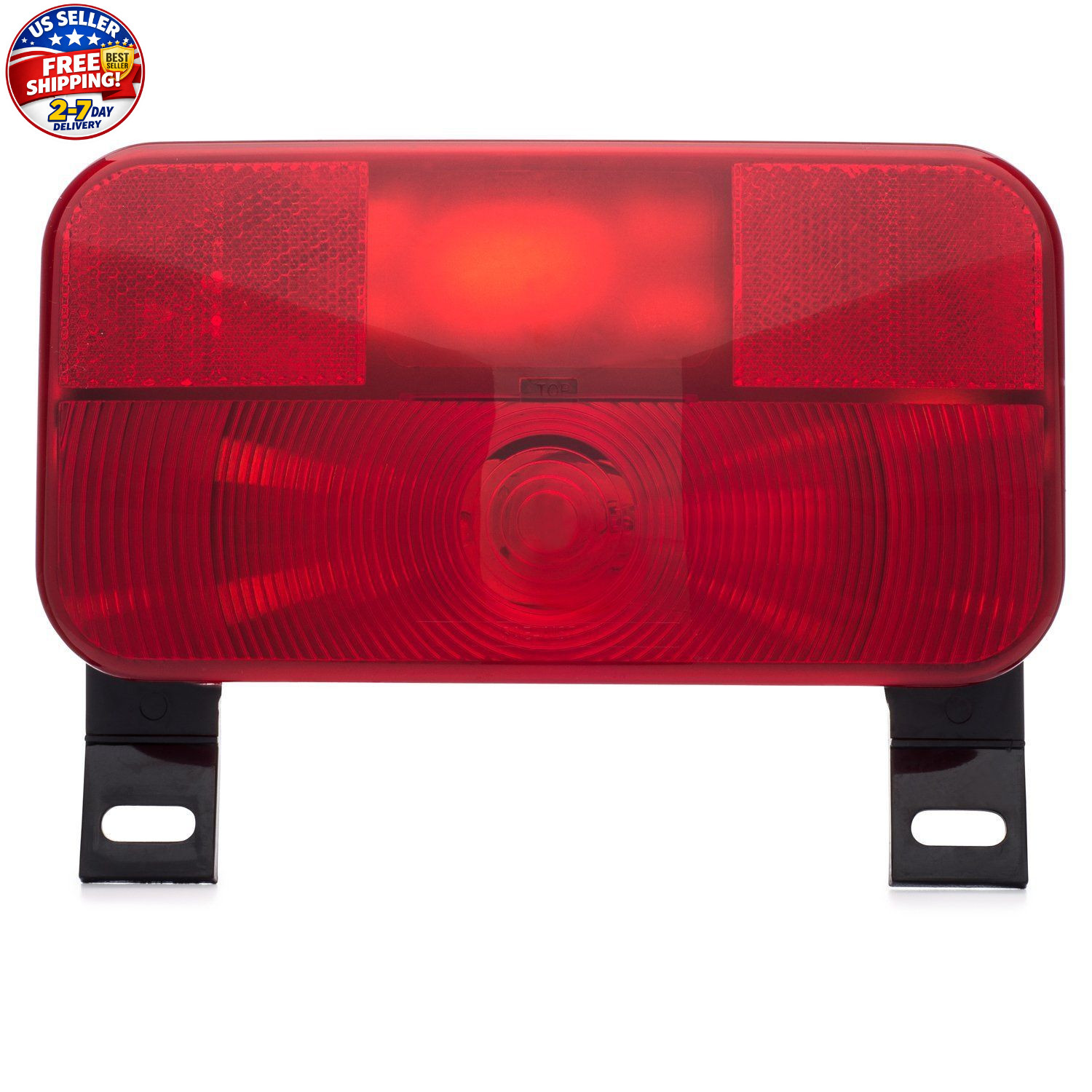 Red Surface Mount Light, License Bracket and License Light, Stop/Turn/Tail for R