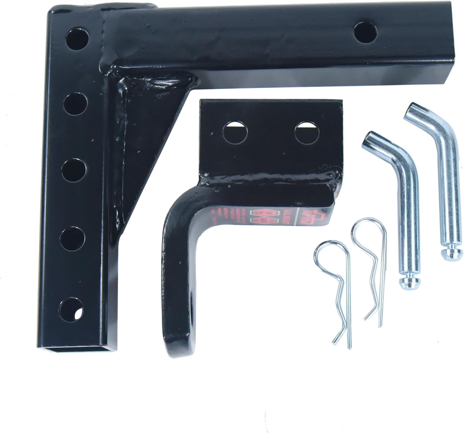 TOPTOW 64189 AdjustableTrailer Hitch Ball Mount with 5/8 inch